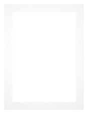 Passe Partout 30x40cm Carton Blanc Bord 3cm Droit De Face | Yourdecoration.fr