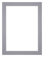 Passe Partout 30x40cm Carton Gris Bord 3cm Droit De Face | Yourdecoration.fr