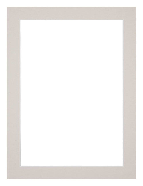 Passe Partout 30x40cm Carton Gris Graniet Bord 3cm Droit De Face | Yourdecoration.fr