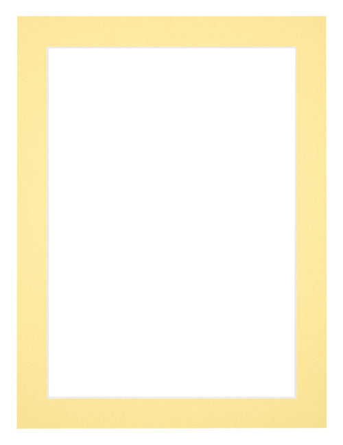 Passe Partout 30x40cm Carton Jaune Bord 3cm Droit De Face | Yourdecoration.fr