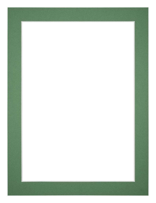 Passe Partout 30x40cm Carton Vert Foret Bord 3cm Droit De Face | Yourdecoration.fr