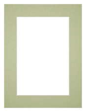 Passe Partout 30x40cm Carton Vert Menthe Bord 5cm Droit De Face | Yourdecoration.fr