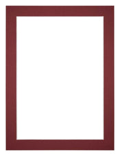 Passe Partout 30x40cm Carton Vin Rouge Bord 3cm Droit De Face | Yourdecoration.fr