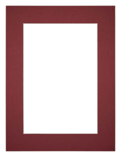 Passe Partout 30x40cm Carton Vin Rouge Bord 5cm Droit De Face | Yourdecoration.fr