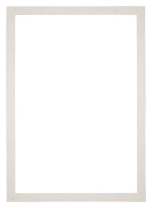 Passe Partout 30x42cm Carton Gris Clair Bord 3cm Droit De Face | Yourdecoration.fr