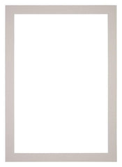 Passe Partout 30x42cm Carton Gris Graniet Bord 4cm Droit De Face | Yourdecoration.fr