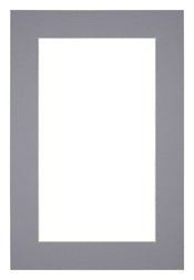 Passe Partout 30x45cm Carton Gris Bord 5cm Droit De Face | Yourdecoration.fr