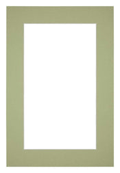 Passe Partout 30x45cm Carton Vert Menthe Bord 5cm Droit De Face | Yourdecoration.fr