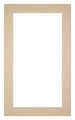 Passe Partout 30x50cm Carton Beige Bord 4cm Droit De Face | Yourdecoration.fr