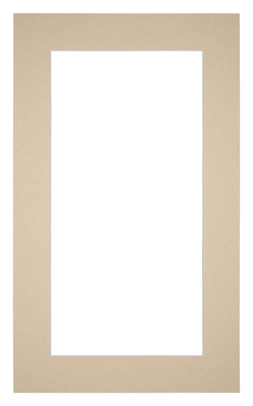 Passe Partout 30x50cm Carton Beige Bord 5cm Droit De Face | Yourdecoration.fr