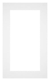 Passe Partout 30x50cm Carton Blanc Bord 5cm Droit De Face | Yourdecoration.fr