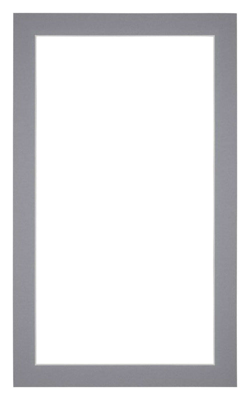 Passe Partout 30x50cm Carton Gris Bord 3cm Droit De Face | Yourdecoration.fr