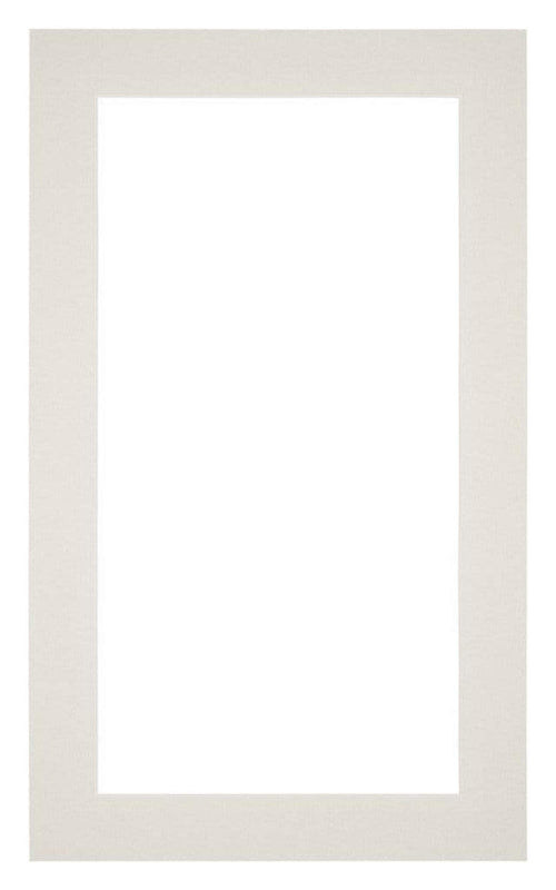 Passe Partout 30x50cm Carton Gris Clair Bord 4cm Droit De Face | Yourdecoration.fr