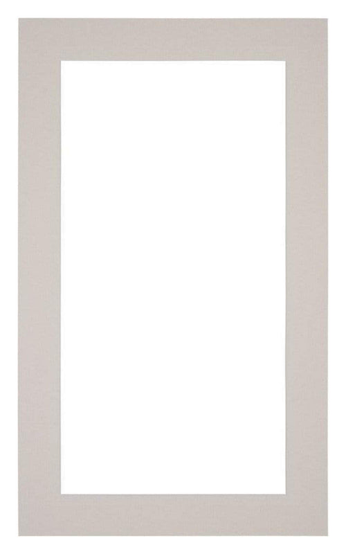 Passe Partout 30x50cm Carton Gris Graniet Bord 4cm Droit De Face | Yourdecoration.fr