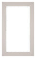 Passe Partout 30x50cm Carton Gris Graniet Bord 4cm Droit De Face | Yourdecoration.fr