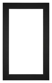 Passe Partout 30x50cm Carton Noir Bord 4cm Droit De Face | Yourdecoration.fr