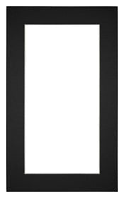 Passe Partout 30x50cm Carton Noir Bord 5cm Droit De Face | Yourdecoration.fr