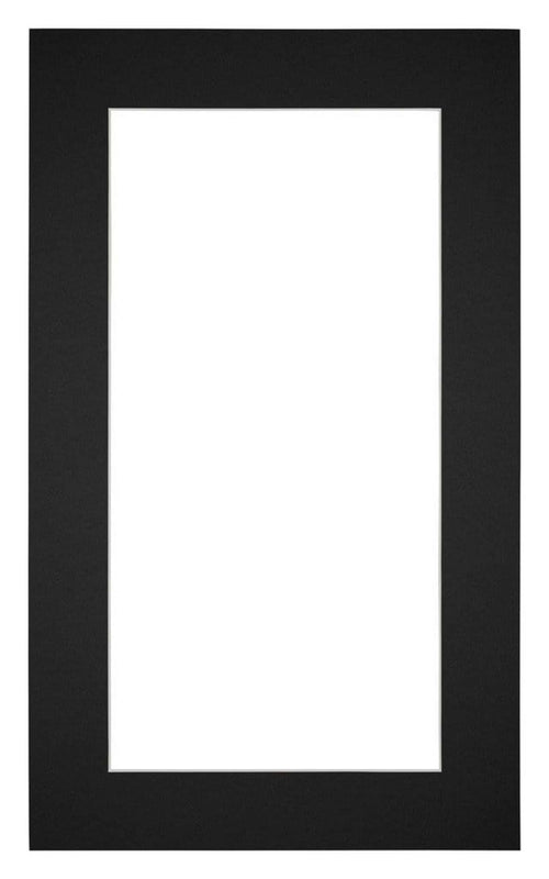 Passe Partout 30x50cm Carton Noir Bord 5cm Droit De Face | Yourdecoration.fr