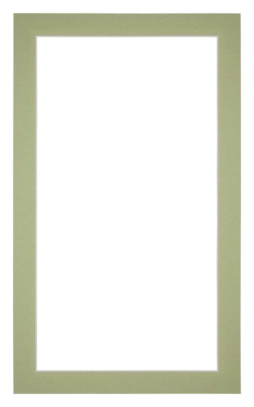 Passe Partout 30x50cm Carton Vert Menthe Bord 3cm Droit De Face | Yourdecoration.fr