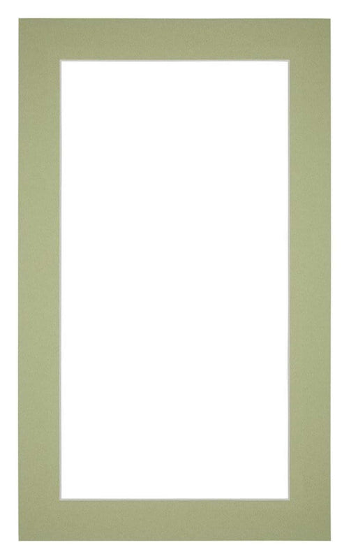 Passe Partout 30x50cm Carton Vert Menthe Bord 4cm Droit De Face | Yourdecoration.fr