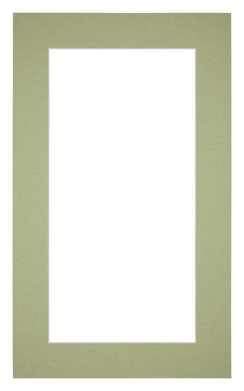 Passe Partout 30x50cm Carton Vert Menthe Bord 5cm Droit De Face | Yourdecoration.fr