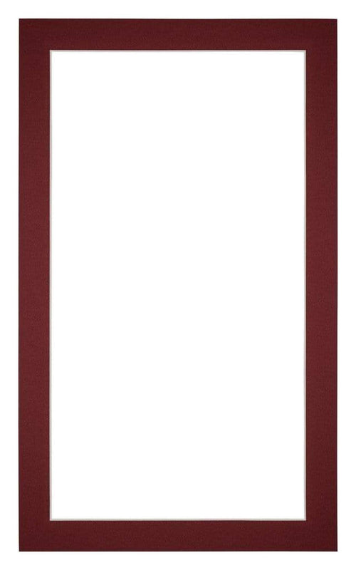 Passe Partout 30x50cm Carton Vin Rouge Bord 3cm Droit De Face | Yourdecoration.fr