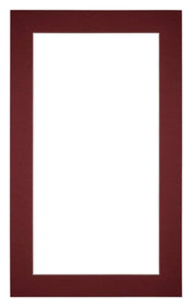 Passe Partout 30x50cm Carton Vin Rouge Bord 4cm Droit De Face | Yourdecoration.fr