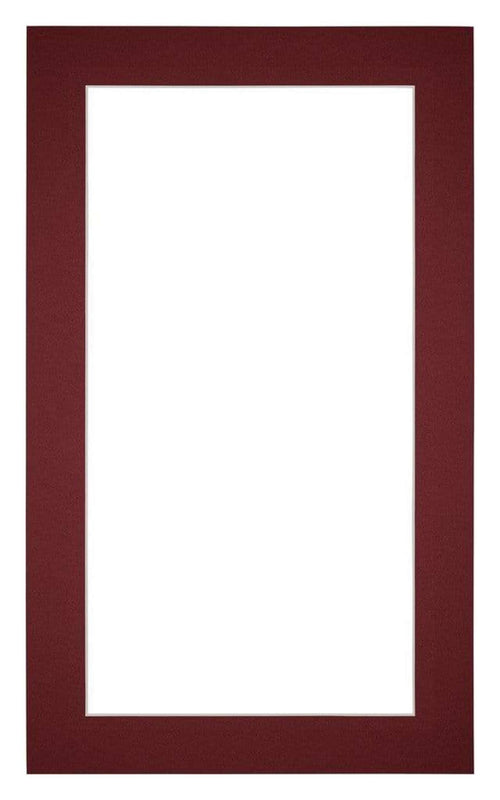 Passe Partout 30x50cm Carton Vin Rouge Bord 4cm Droit De Face | Yourdecoration.fr