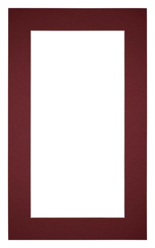 Passe Partout 30x50cm Carton Vin Rouge Bord 5cm Droit De Face | Yourdecoration.fr