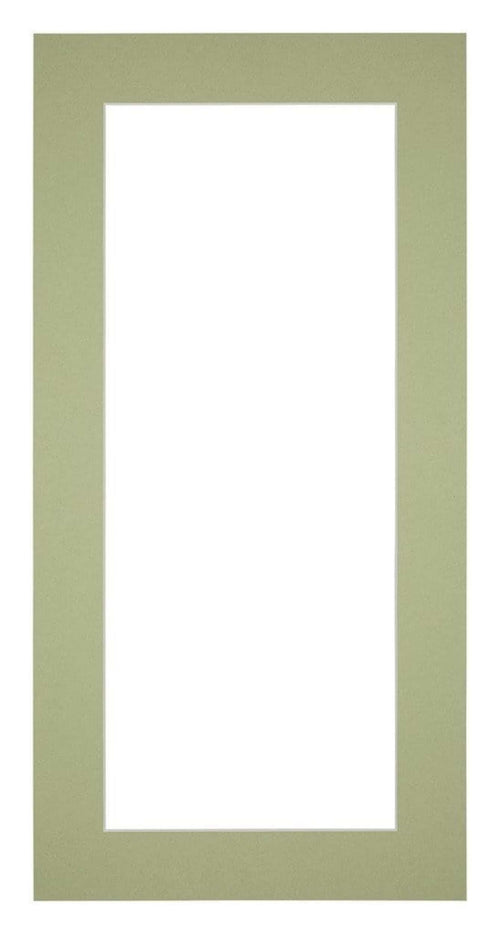 Passe Partout 30x60cm Carton Vert Menthe Bord 5cm Droit De Face | Yourdecoration.fr