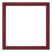 Passe Partout 35x35cm Carton Vin Rouge Bord 3cm Droit De Face | Yourdecoration.fr