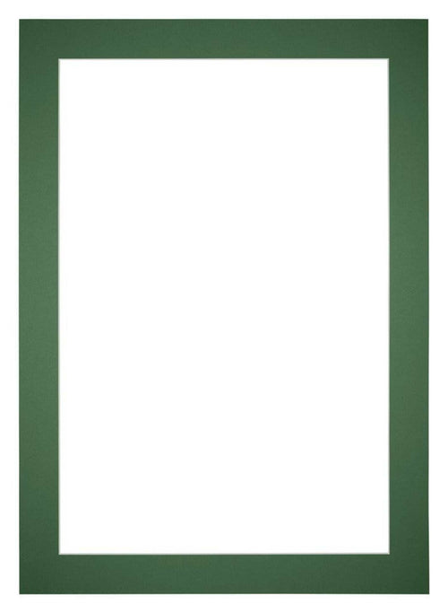 Passe Partout 35x50cm Carton Vert Foret Bord 5cm Droit De Face | Yourdecoration.fr