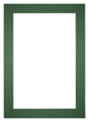 Passe Partout 35x50cm Carton Vert Foret Bord 6cm Droit De Face | Yourdecoration.fr