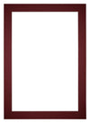 Passe Partout 35x50cm Carton Vin Rouge Bord 5cm Droit De Face | Yourdecoration.fr