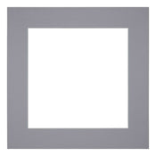 Passe Partout 40x40cm Carton Gris Bord 6cm Droit De Face | Yourdecoration.fr