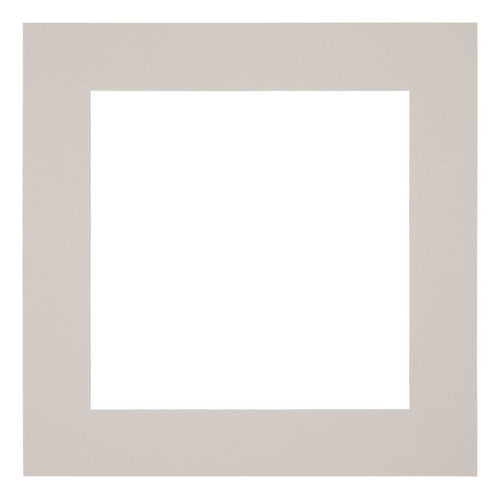 Passe Partout 40x40cm Carton Gris Graniet Bord 6cm Droit De Face | Yourdecoration.fr