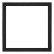 Passe Partout 40x40cm Carton Noir Bord 3cm Droit De Face | Yourdecoration.fr