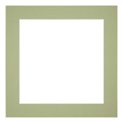 Passe Partout 40x40cm Carton Vert Menthe Bord 5cm Droit De Face | Yourdecoration.fr