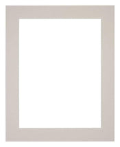 Passe Partout 40x50cm Carton Gris Graniet Bord 5cm Droit De Face | Yourdecoration.fr