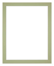 Passe Partout 40x50cm Carton Vert Menthe Bord 3cm Droit De Face | Yourdecoration.fr