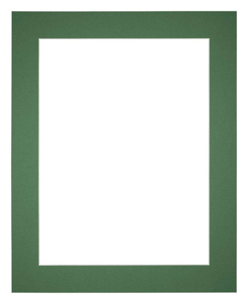 Passe Partout 40x55cm Carton Vert Foret Bord 5cm Droit De Face | Yourdecoration.fr