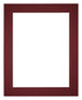 Passe Partout 40x55cm Carton Vin Rouge Bord 5cm Droit De Face | Yourdecoration.fr