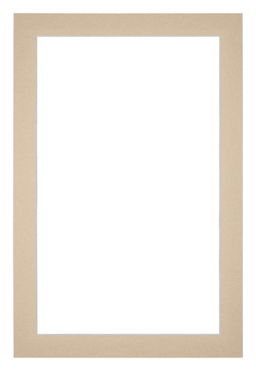 Passe Partout 40x60cm Carton Beige Bord 3cm Droit De Face | Yourdecoration.fr