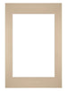 Passe Partout 40x60cm Carton Beige Bord Droit De Face | Yourdecoration.fr