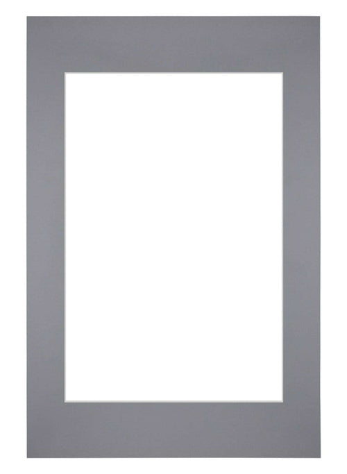 Passe Partout 40x60cm Carton Gris Bord Droit De Face | Yourdecoration.fr