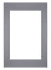 Passe Partout 40x60cm Carton Gris Bord Droit De Face | Yourdecoration.fr