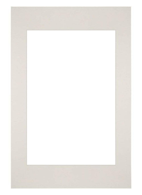 Passe Partout 40x60cm Carton Gris Clair Bord Droit De Face | Yourdecoration.fr