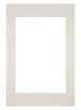 Passe Partout 40x60cm Carton Gris Clair Bord Droit De Face | Yourdecoration.fr