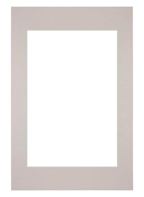 Passe Partout 40x60cm Carton Gris Graniet Bord Droit De Face | Yourdecoration.fr