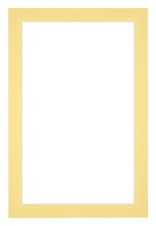 Passe Partout 40x60cm Carton Jaune Bord 3cm Droit De Face | Yourdecoration.fr